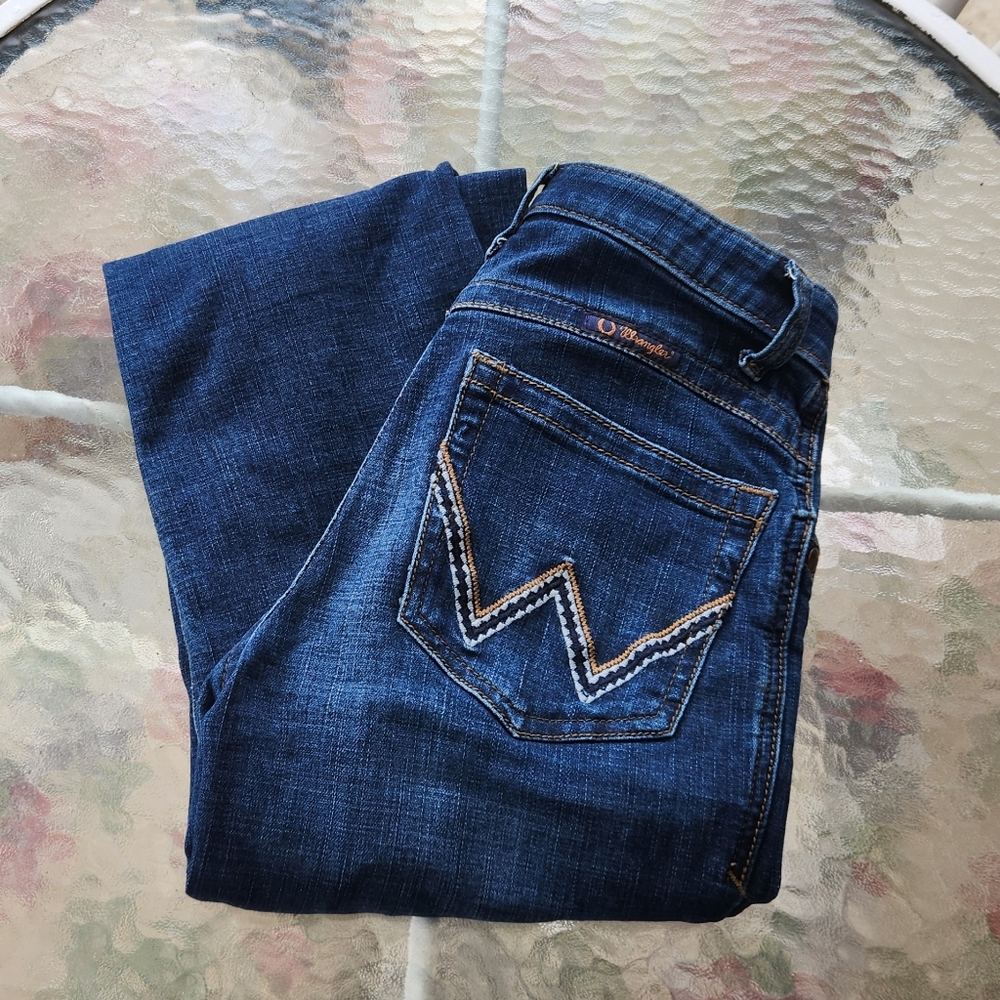 Wrangler Indigo Boot Cut Jeans